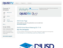 Tablet Screenshot of djusd.davismedia.org